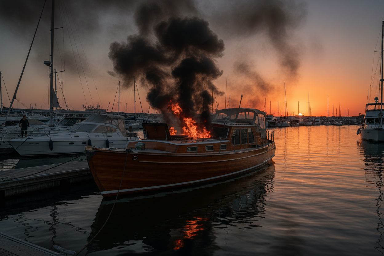 Inboard Boats and Lithium Battery Banks: The Fire Risk That Is Sinking More Vessels Than It Should