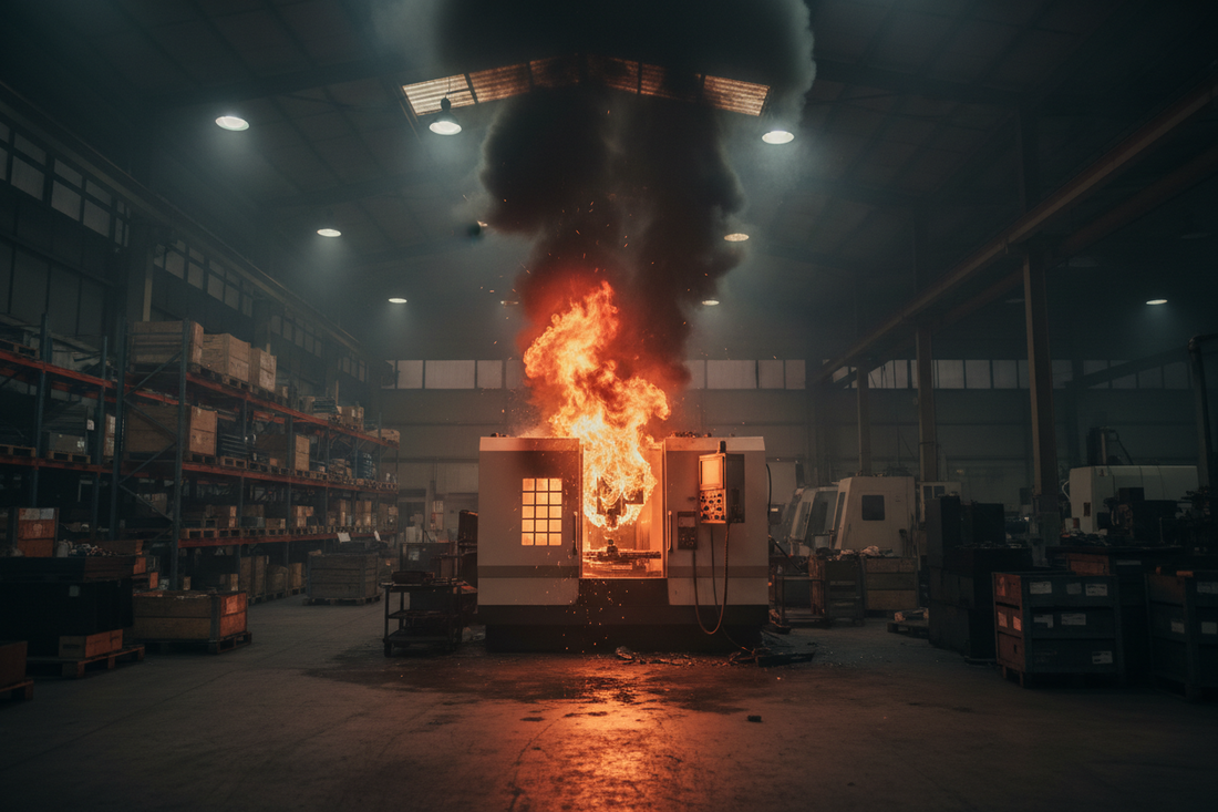 CNC Machine Fires Happen More Than the Industry Likes to Talk About