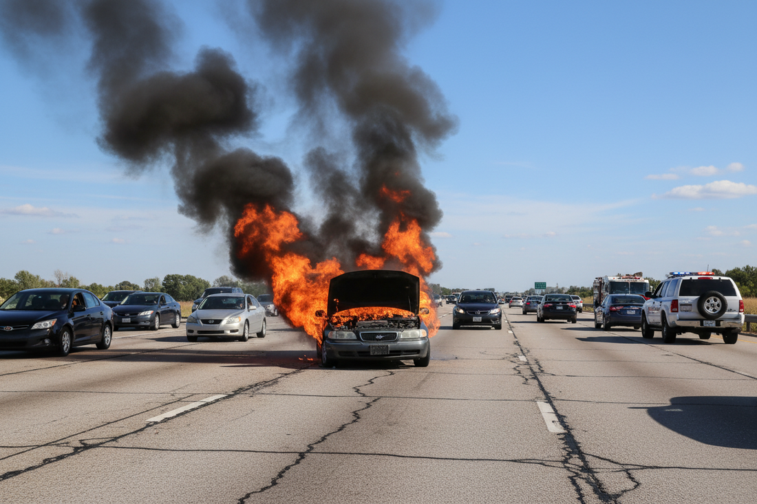What to Do (and Not Do) If Your Engine Bay Catches Fire While Driving