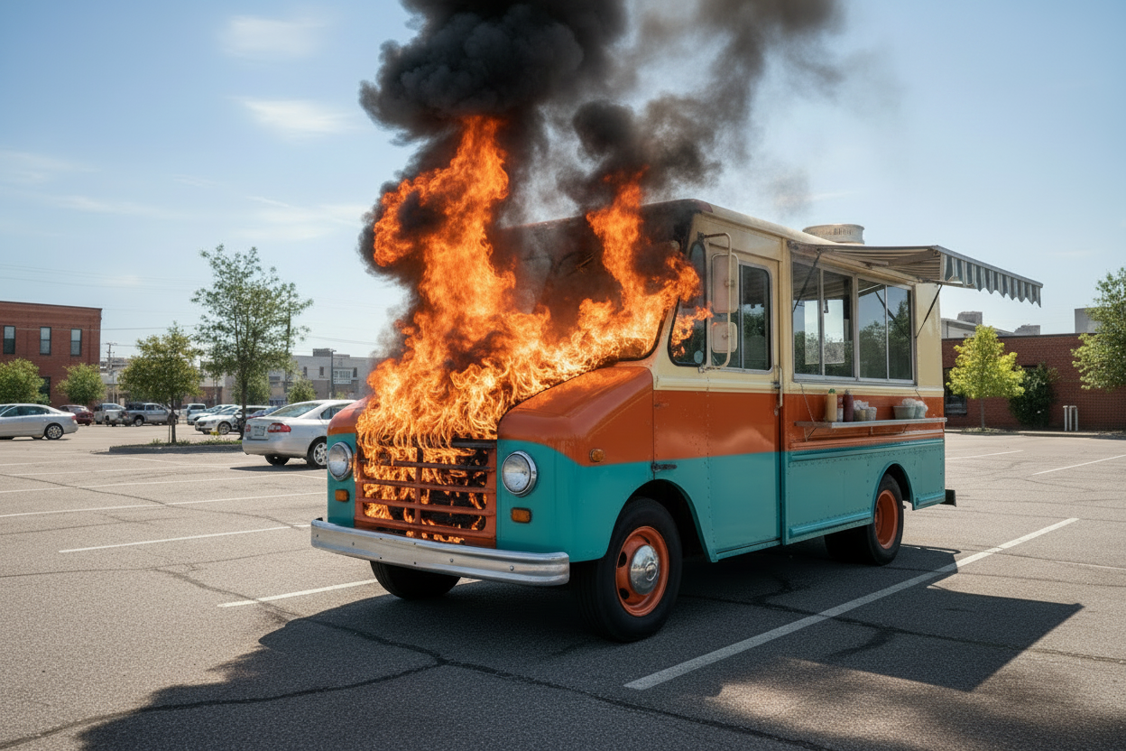 Your Food Truck's Engine Bay Is a Fire Risk You Probably Have Not Thought About Yet