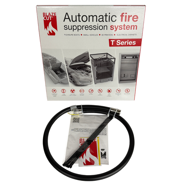 the blazecut tr100fk and tr100fk-s automatic fire suppression units for server racks
